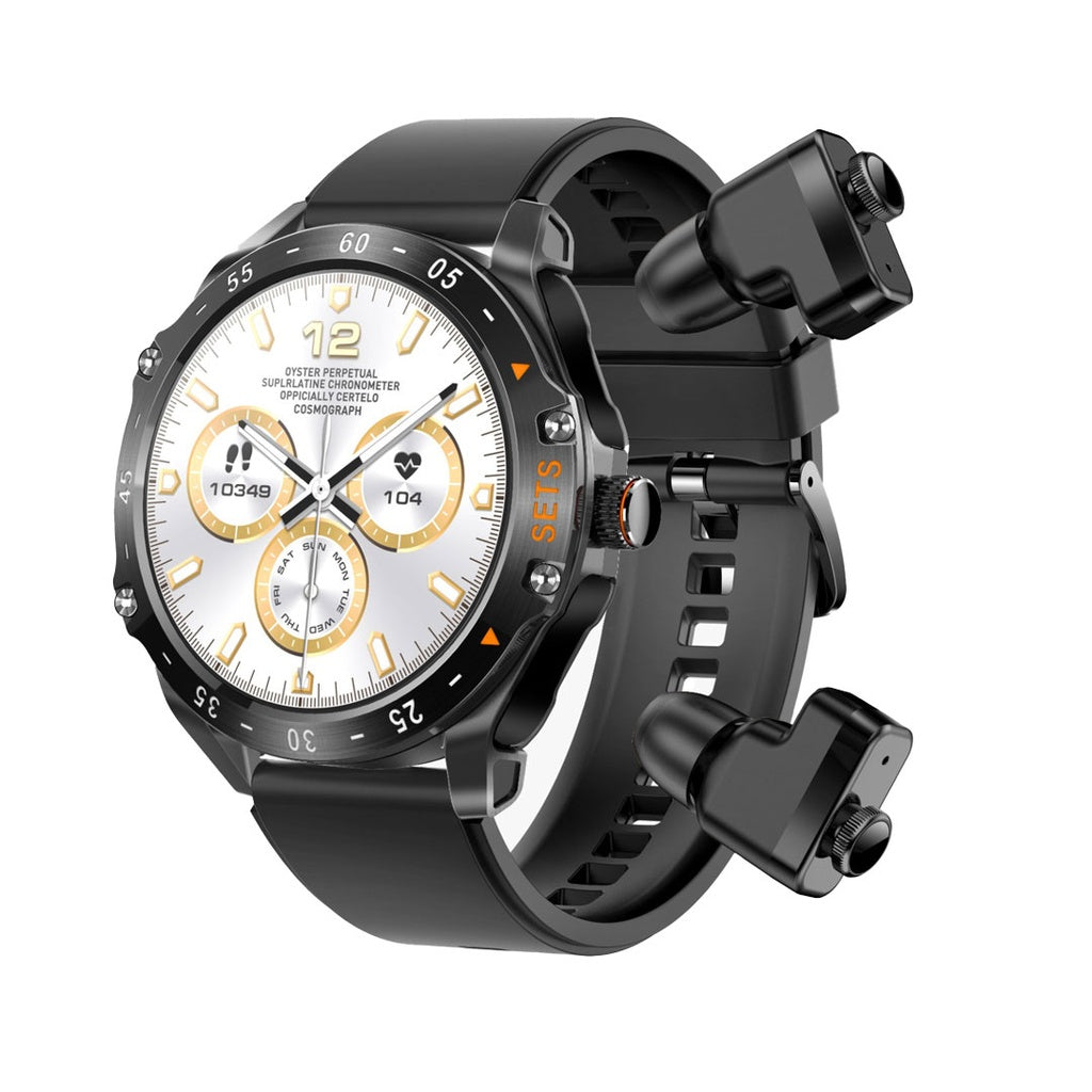 Porodo Hype Smartwatch With Earbuds (PD-HYPE-BK) Porodo Hype Smartwatch With Earbuds (PD-HYPE-BK)